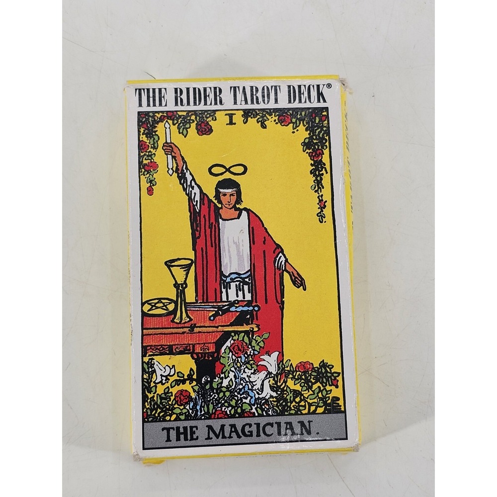 THE RIDER TAROT DECK‎ THE MAGICIAN COMPLETE DECK INSTRUCTION 78 Cards